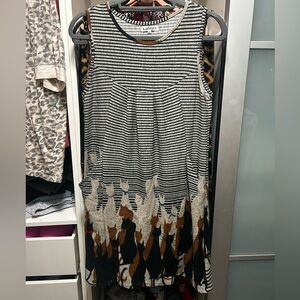 Cat Print Dress